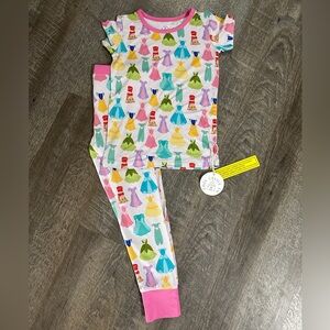 NWT Disney Princess Inspired Bamboo Pajamas